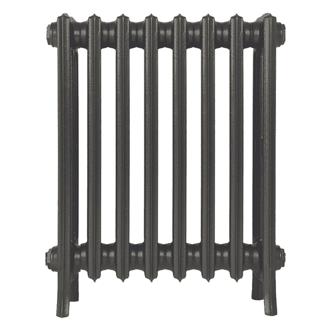 Grace - Grey Bronze Cast Iron Column Radiator H650mm x W514mm 4 Column - Floor Standing