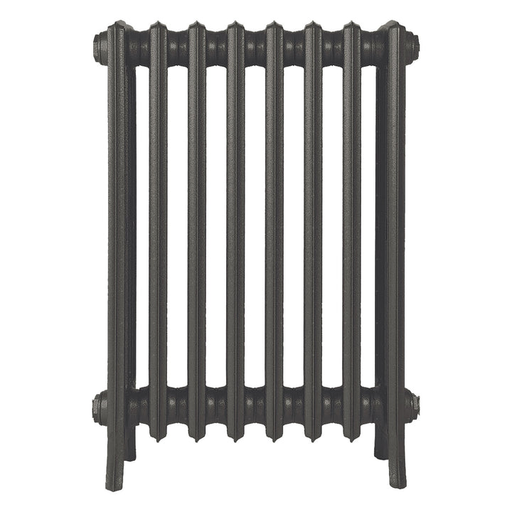 Grace - Grey Bronze Cast Iron Column Radiator H700mm x W514mm 4 Column - Wall Hung