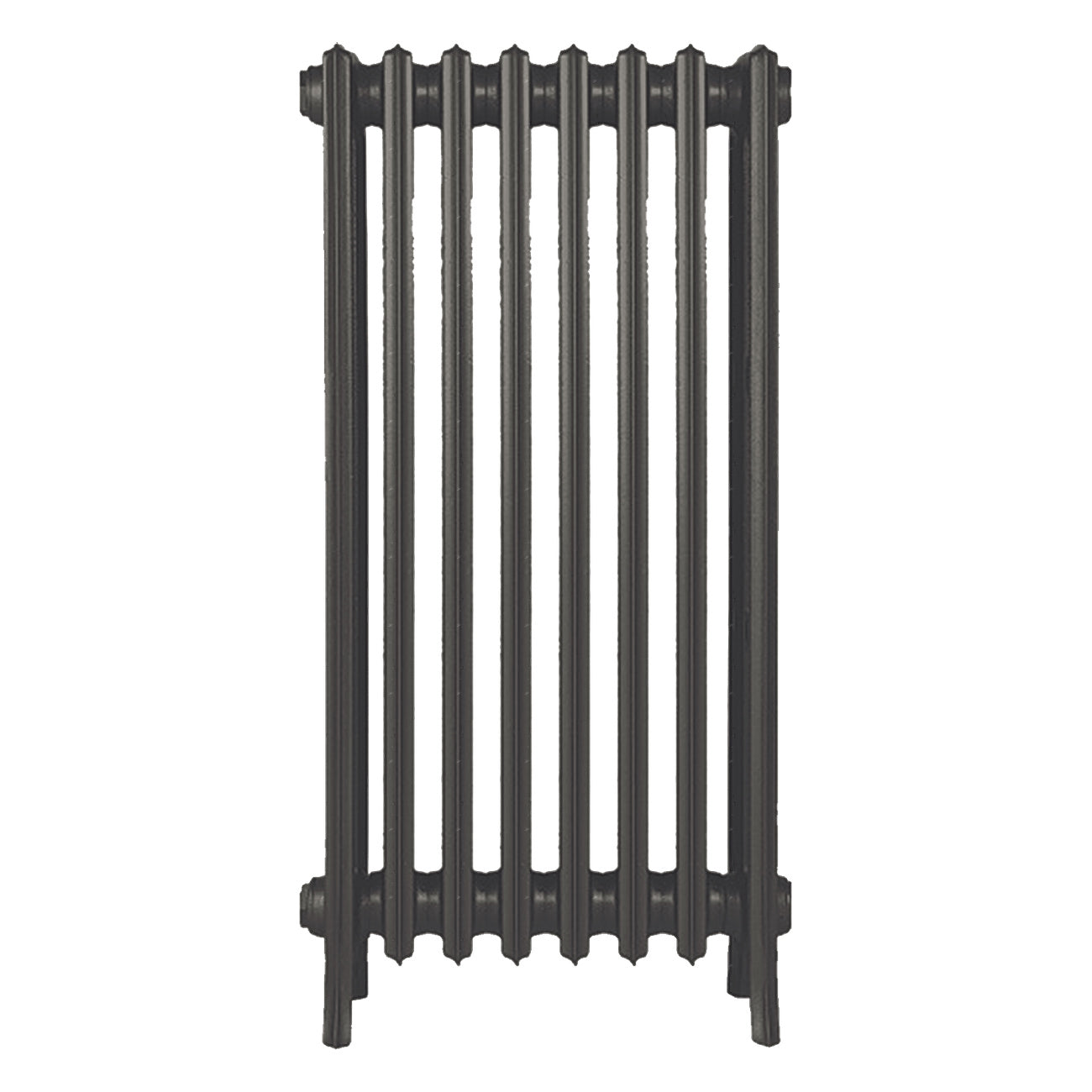 Grace - Grey Bronze Cast Iron Column Radiator H950mm x W514mm 4 Column - Floor Standing