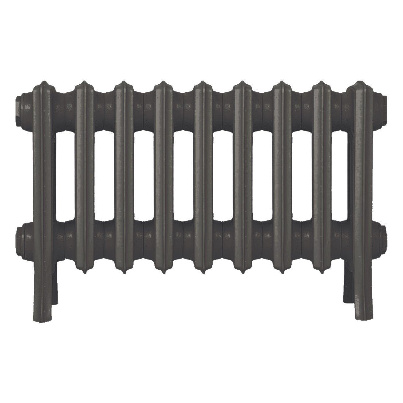 Grace - Grey Bronze Cast Iron Column Radiator H300mm x W575mm 4 Column - Wall Hung