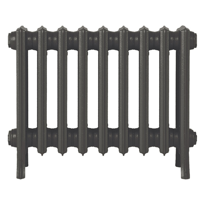 Grace - Grey Bronze Cast Iron Column Radiator H450mm x W575mm 4 Column - Wall Hung
