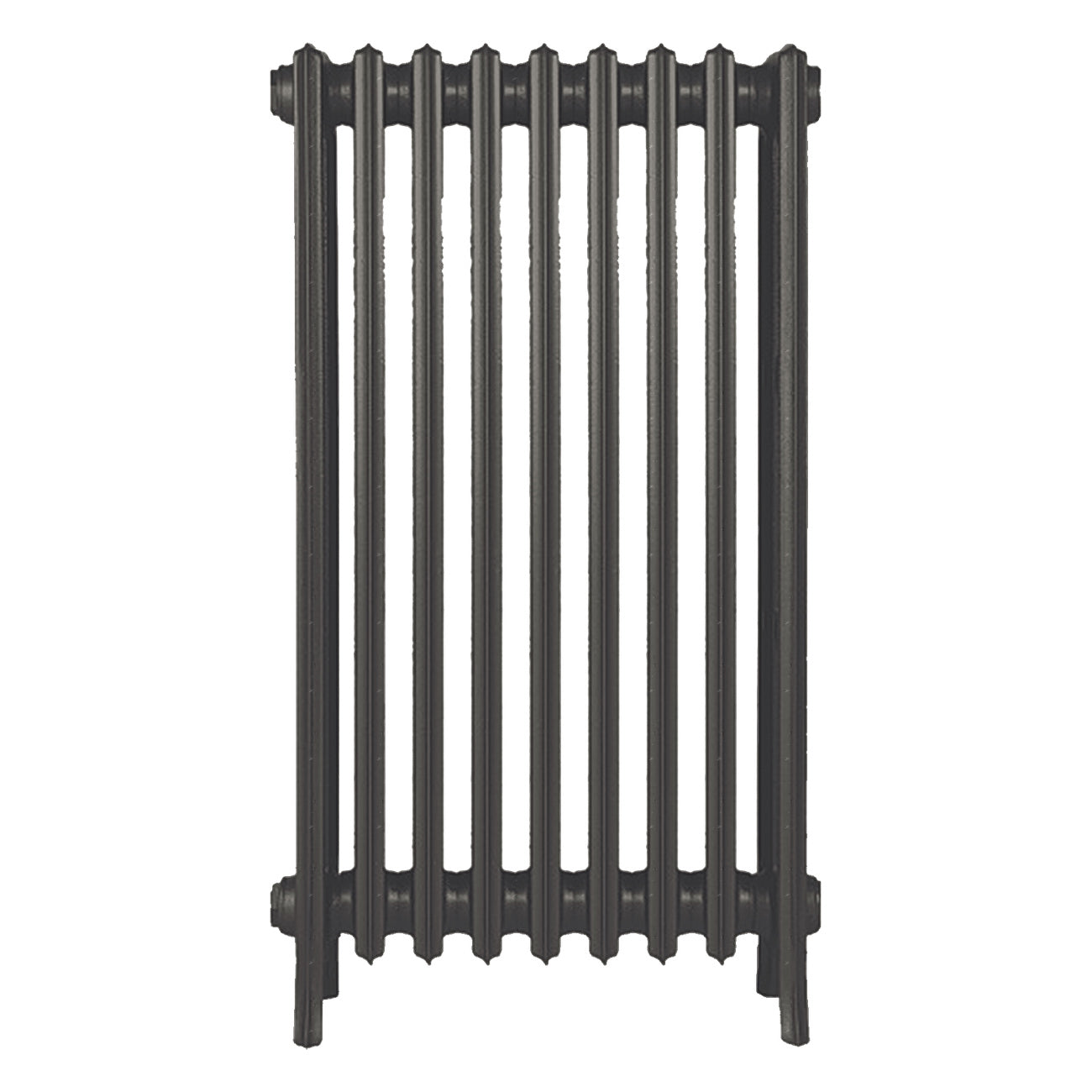 Grace - Grey Bronze Cast Iron Column Radiator H950mm x W575mm 4 Column - Floor Standing