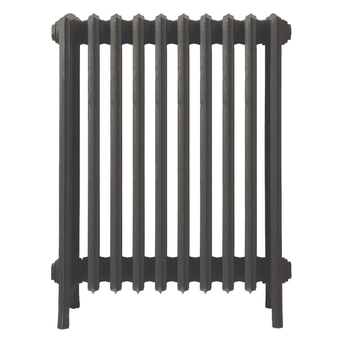Grace - Grey Bronze Cast Iron Column Radiator H700mm x W635mm 6 Column - Wall Hung