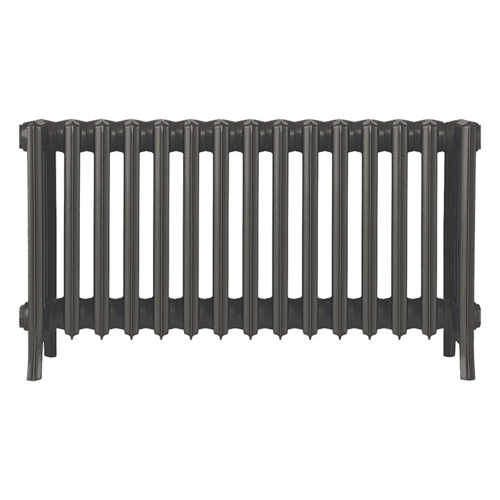 Grace - Grey Bronze Cast Iron Column Radiator H450mm x W938mm 6 Column - Wall Hung