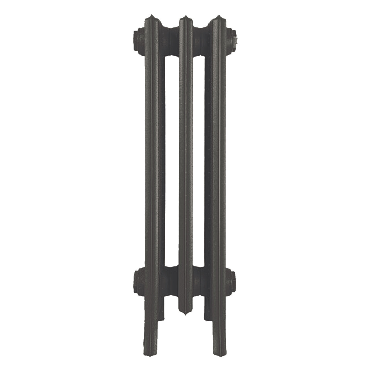 Grace - Grey Bronze Cast Iron Column Radiator H650mm x W212mm 6 Column - Floor Standing