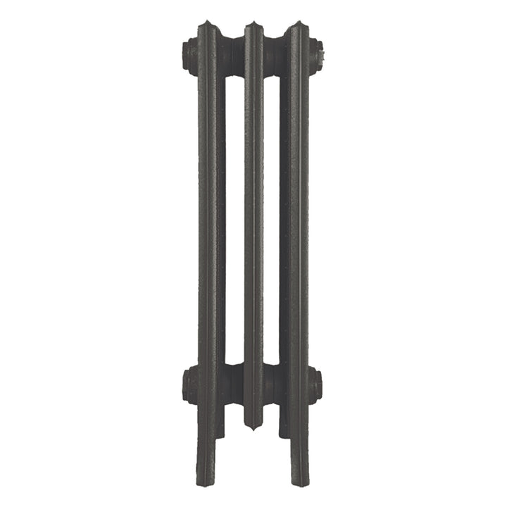Grace - Grey Bronze Cast Iron Column Radiator H650mm x W212mm 6 Column - Floor Standing