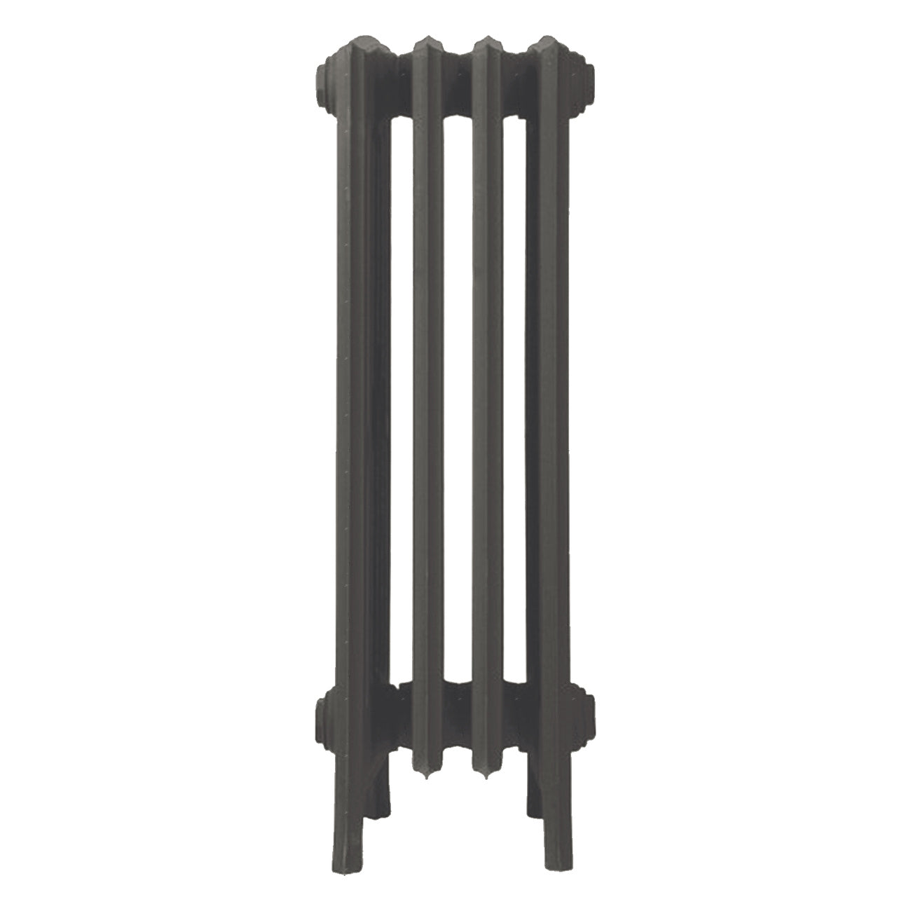 Grace - Grey Bronze Cast Iron Column Radiator H700mm x W272mm 6 Column - Wall Hung