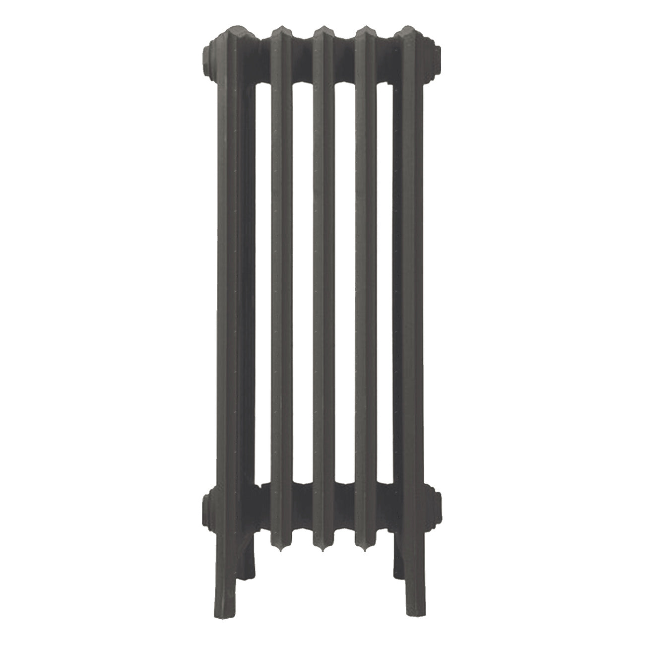 Grace - Grey Bronze Cast Iron Column Radiator H700mm x W333mm 6 Column - Wall Hung