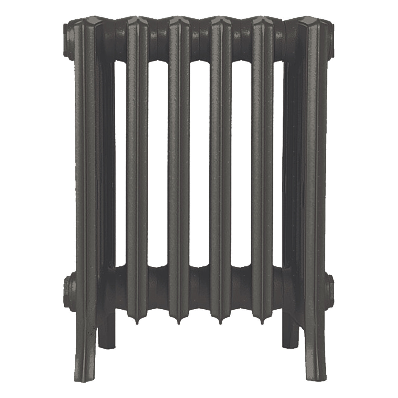 Grace - Grey Bronze Cast Iron Column Radiator H450mm x W393mm 6 Column - Wall Hung
