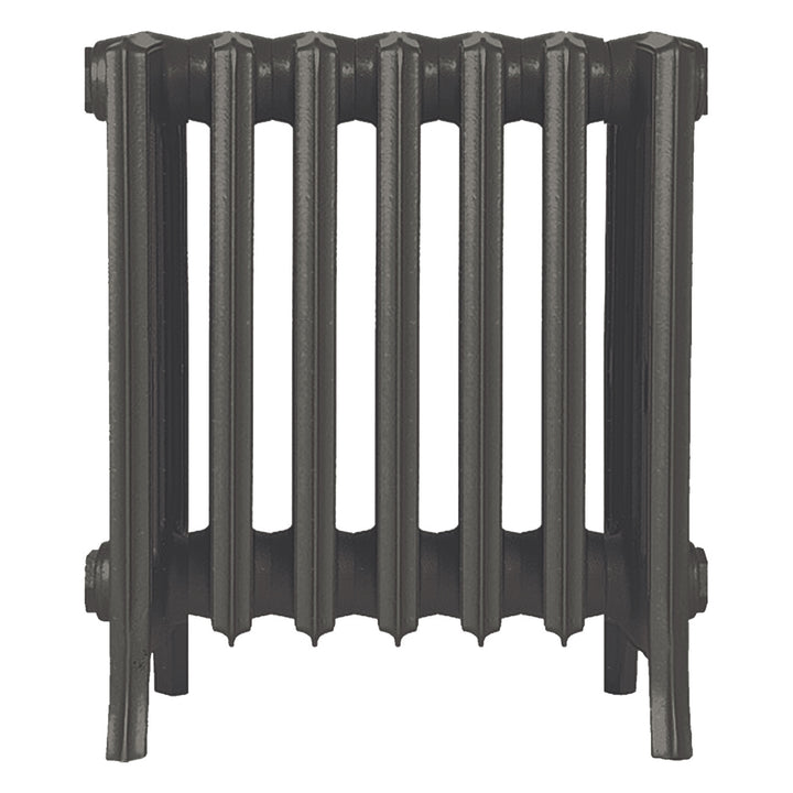 Grace - Grey Bronze Cast Iron Column Radiator H450mm x W454mm 6 Column - Wall Hung