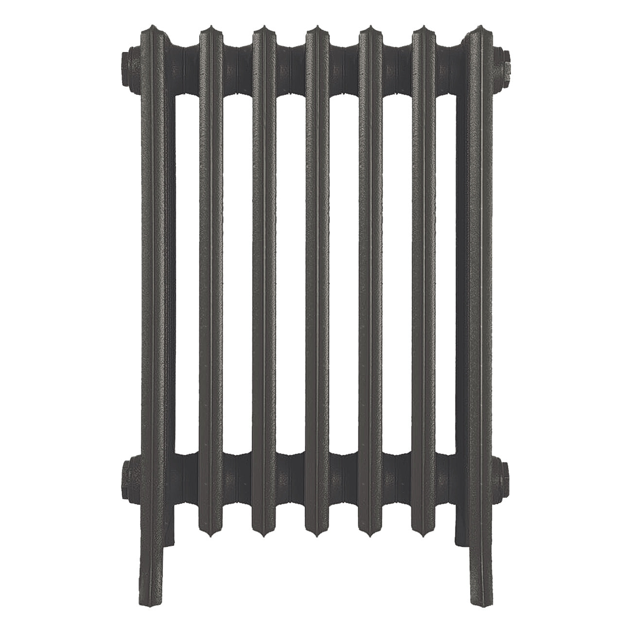 Grace - Grey Bronze Cast Iron Column Radiator H600mm x W454mm 6 Column - Wall Hung