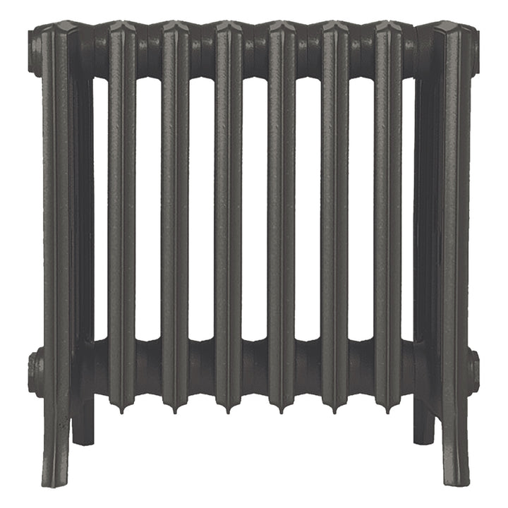 Grace - Grey Bronze Cast Iron Column Radiator H450mm x W514mm 6 Column - Wall Hung