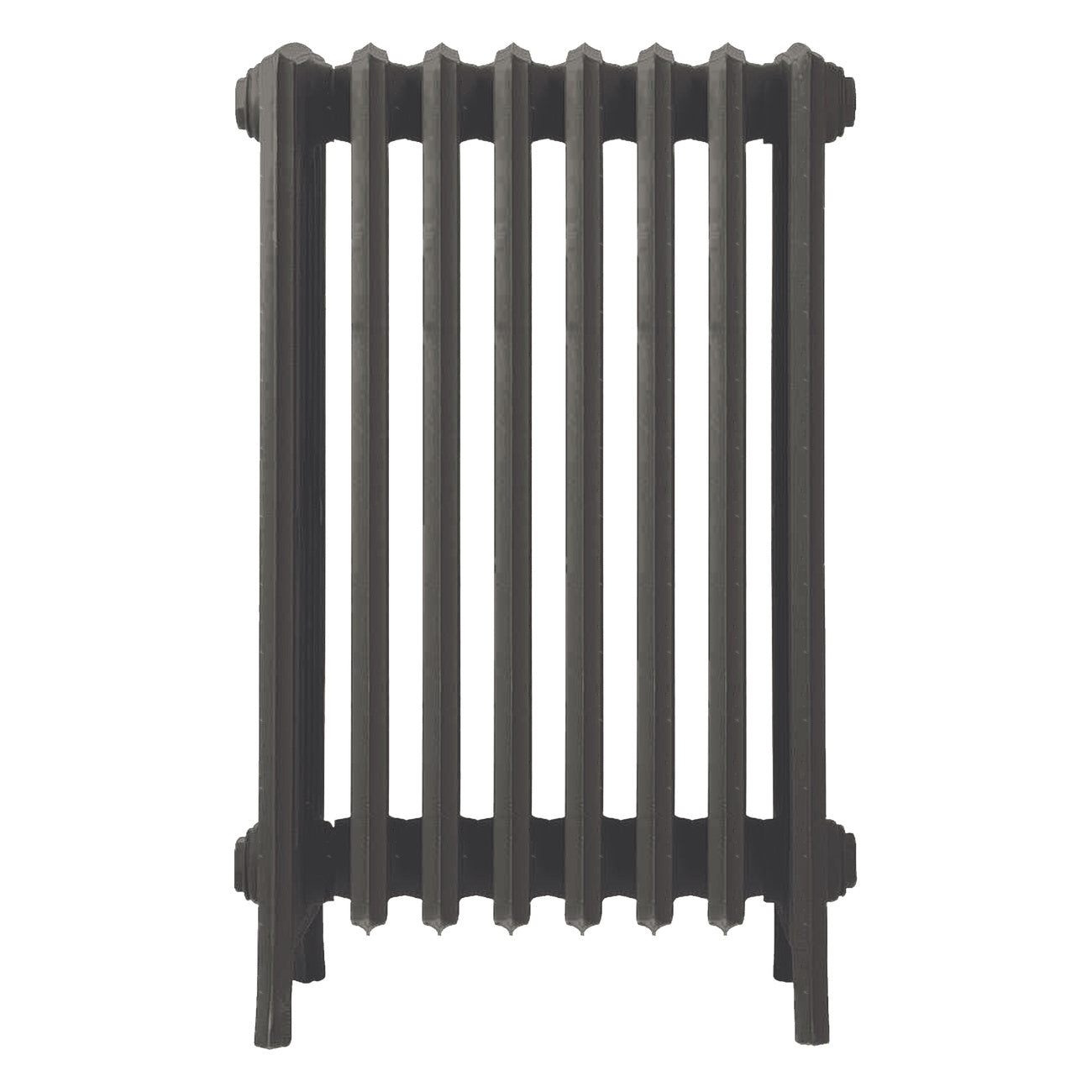 Grace - Grey Bronze Cast Iron Column Radiator H700mm x W514mm 6 Column - Wall Hung