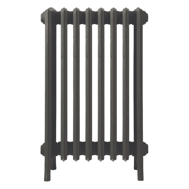 Grace - Grey Bronze Cast Iron Column Radiator H700mm x W514mm 6 Column - Wall Hung