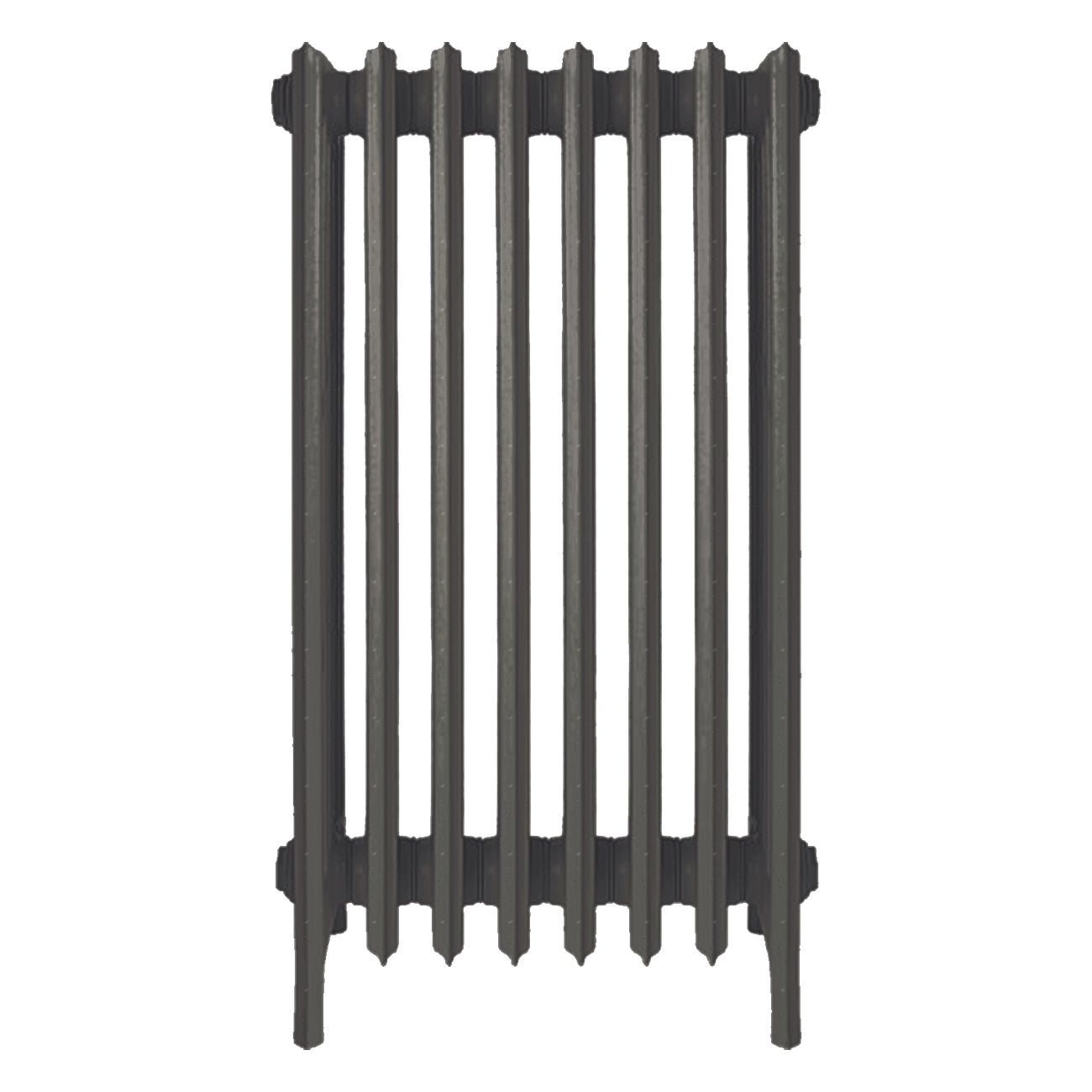 Grace - Grey Bronze Cast Iron Column Radiator H950mm x W514mm 6 Column - Floor Standing
