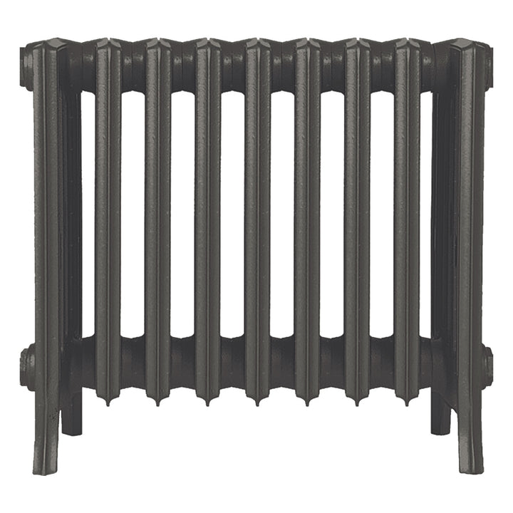 Grace - Grey Bronze Cast Iron Column Radiator H450mm x W575mm 6 Column - Wall Hung