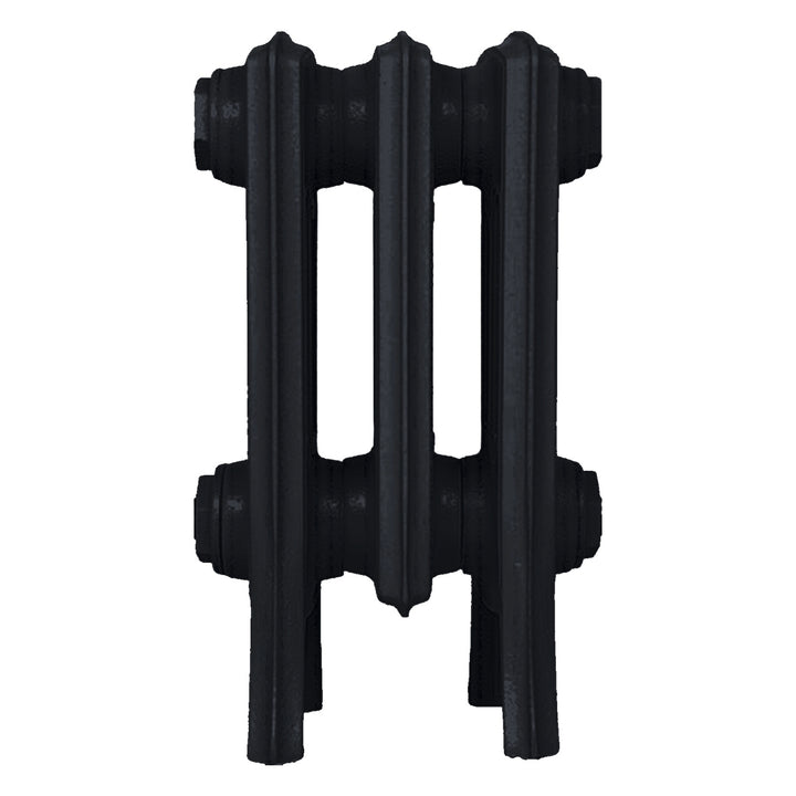 Grace - Matt Black Cast Iron Column Radiator H350mm x W212mm 4 Column - Floor Standing