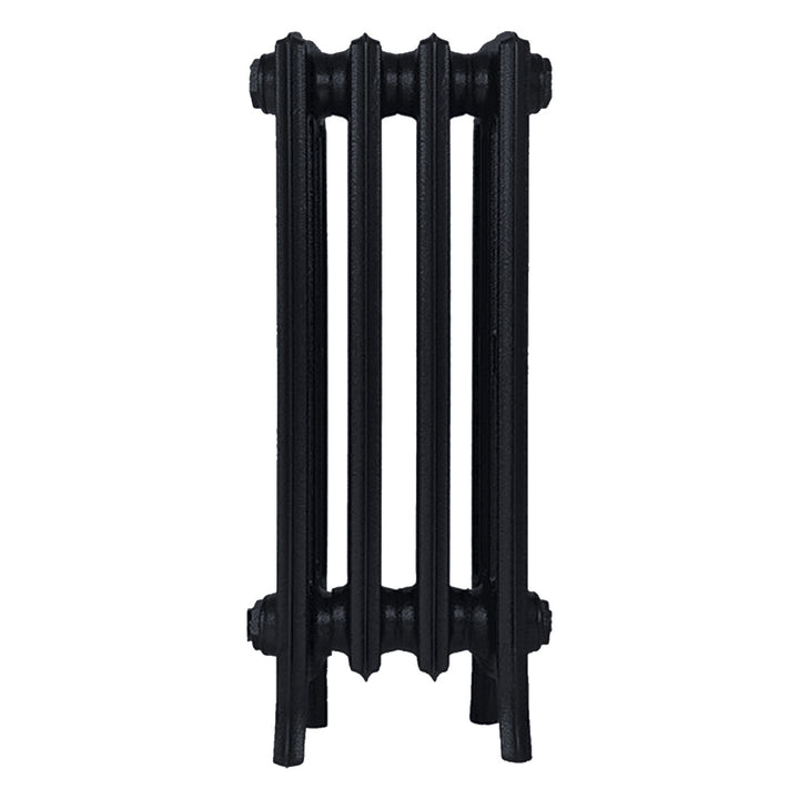 Grace - Matt Black Cast Iron Column Radiator H650mm x W272mm 4 Column - Floor Standing
