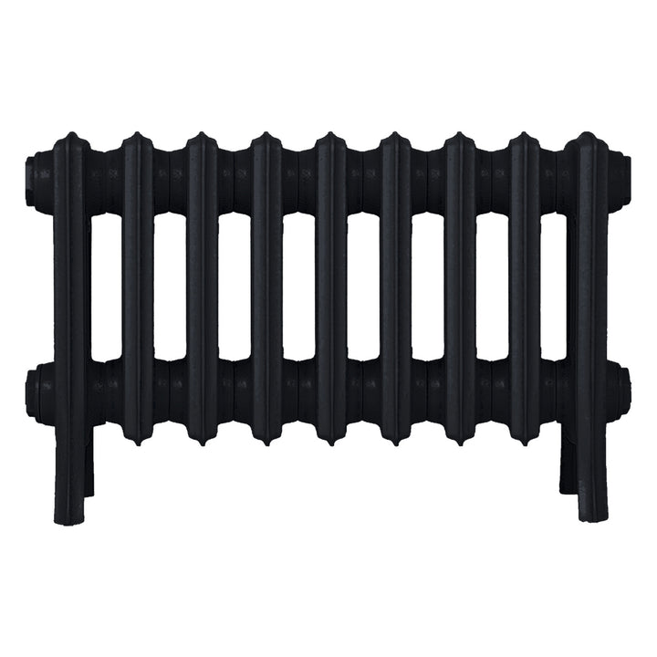 Grace - Matt Black Cast Iron Column Radiator H300mm x W575mm 4 Column - Wall Hung
