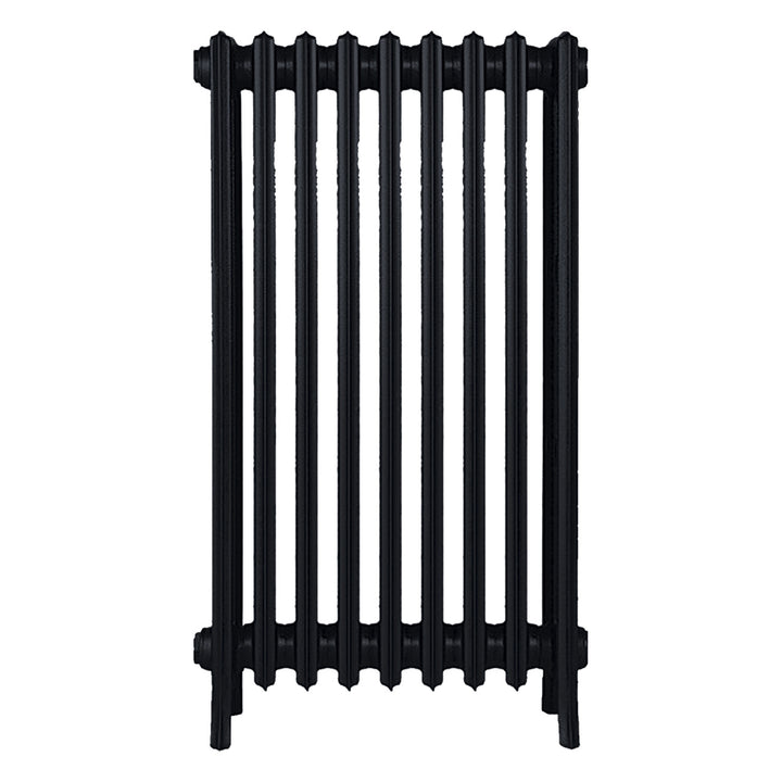 Grace - Matt Black Cast Iron Column Radiator H950mm x W575mm 4 Column - Floor Standing
