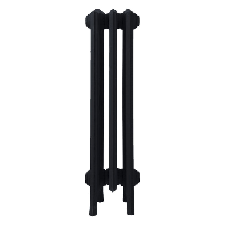 Grace - Matt Black Cast Iron Column Radiator H700mm x W212mm 6 Column - Wall Hung