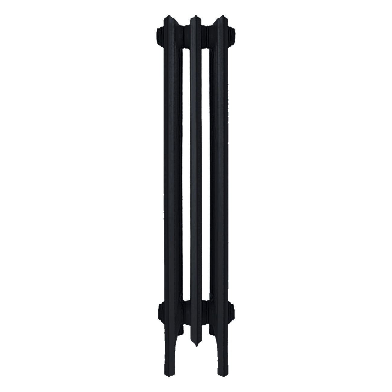Grace - Matt Black Cast Iron Column Radiator H950mm x W212mm 6 Column - Floor Standing