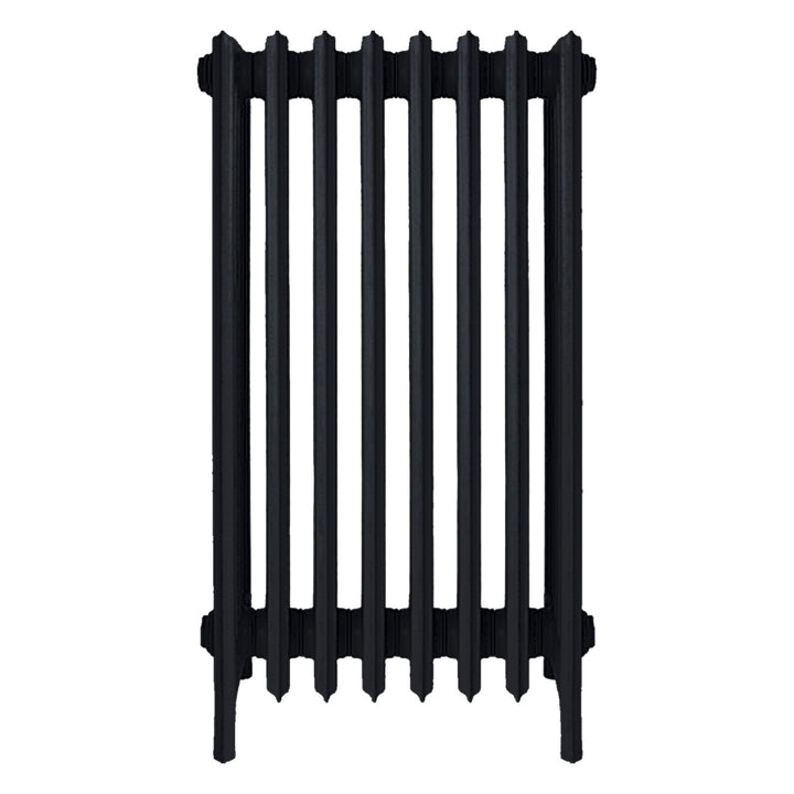 Grace - Matt Black Cast Iron Column Radiator H950mm x W514mm 6 Column - Floor Standing