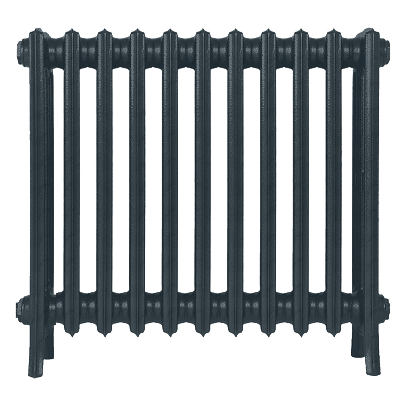 Grace - Midnight Ink Cast Iron Column Radiator H650mm x W696mm 4 Column - Floor Standing