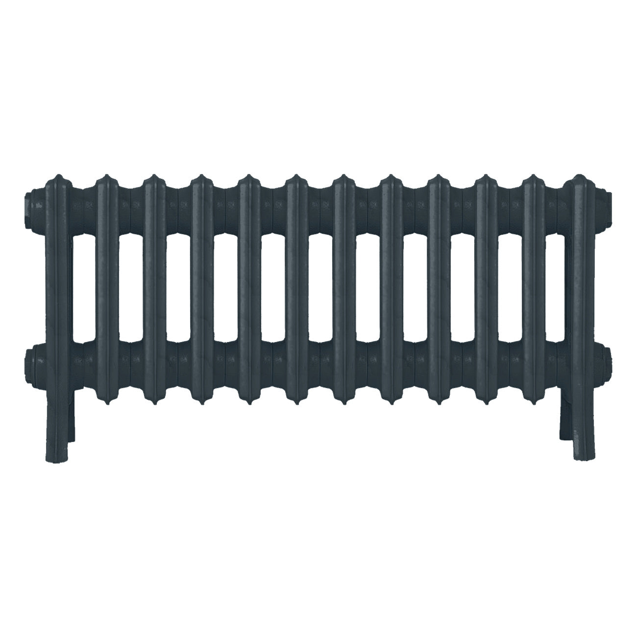 Grace - Midnight Ink Cast Iron Column Radiator H300mm x W756mm 4 Column - Wall Hung