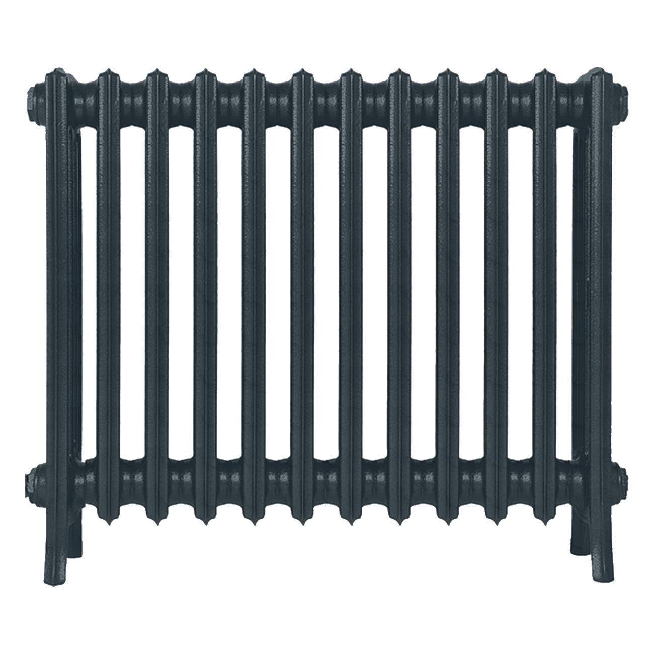 Grace - Midnight Ink Cast Iron Column Radiator H650mm x W756mm 4 Column - Floor Standing