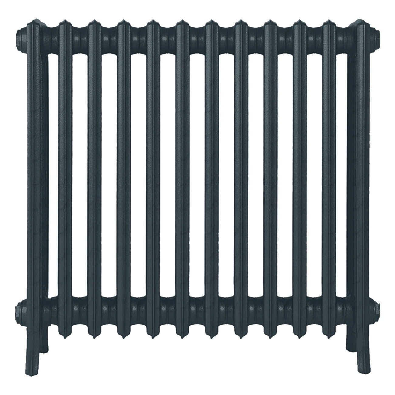Grace - Midnight Ink Cast Iron Column Radiator H700mm x W756mm 4 Column - Wall Hung