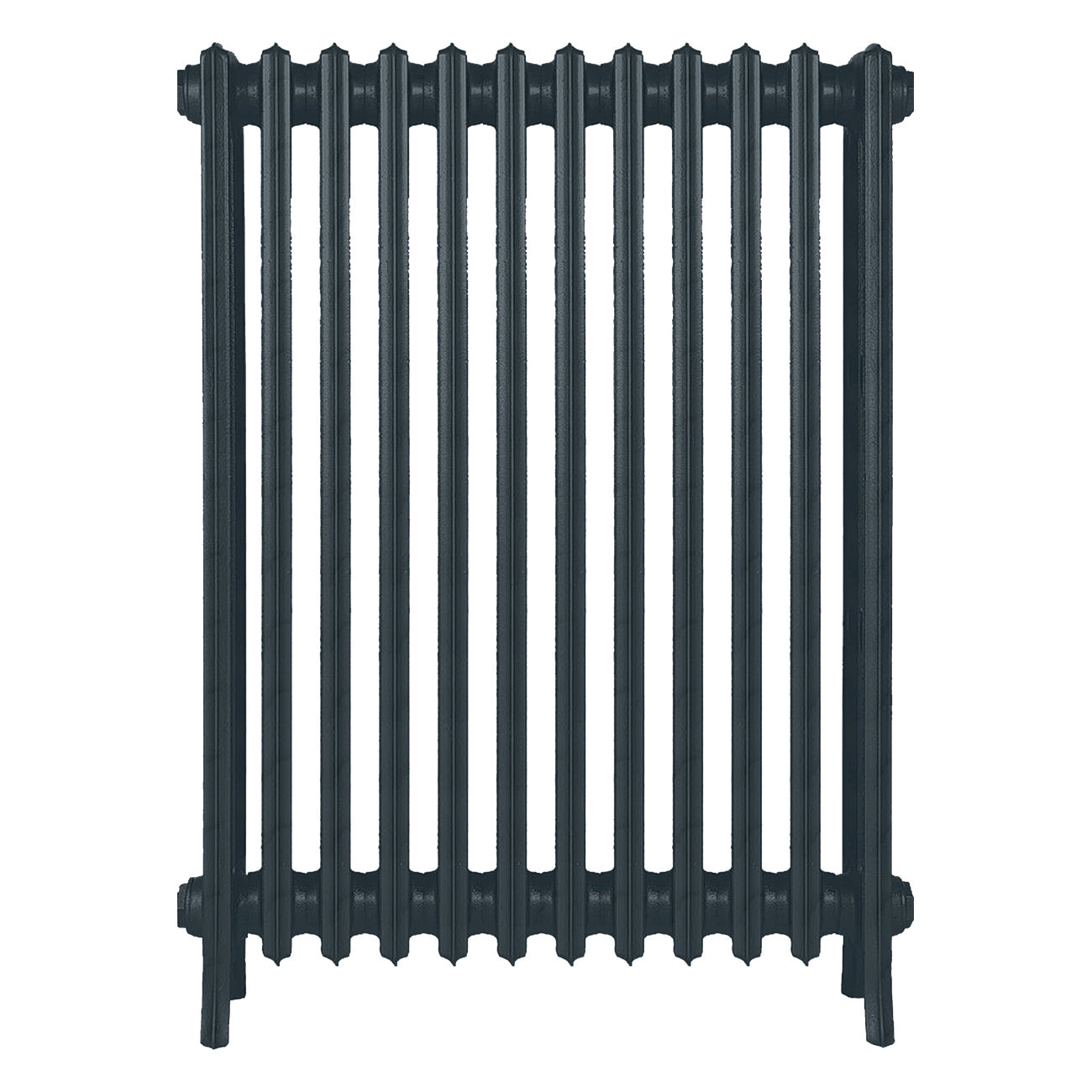 Grace - Midnight Ink Cast Iron Column Radiator H950mm x W756mm 4 Column - Floor Standing