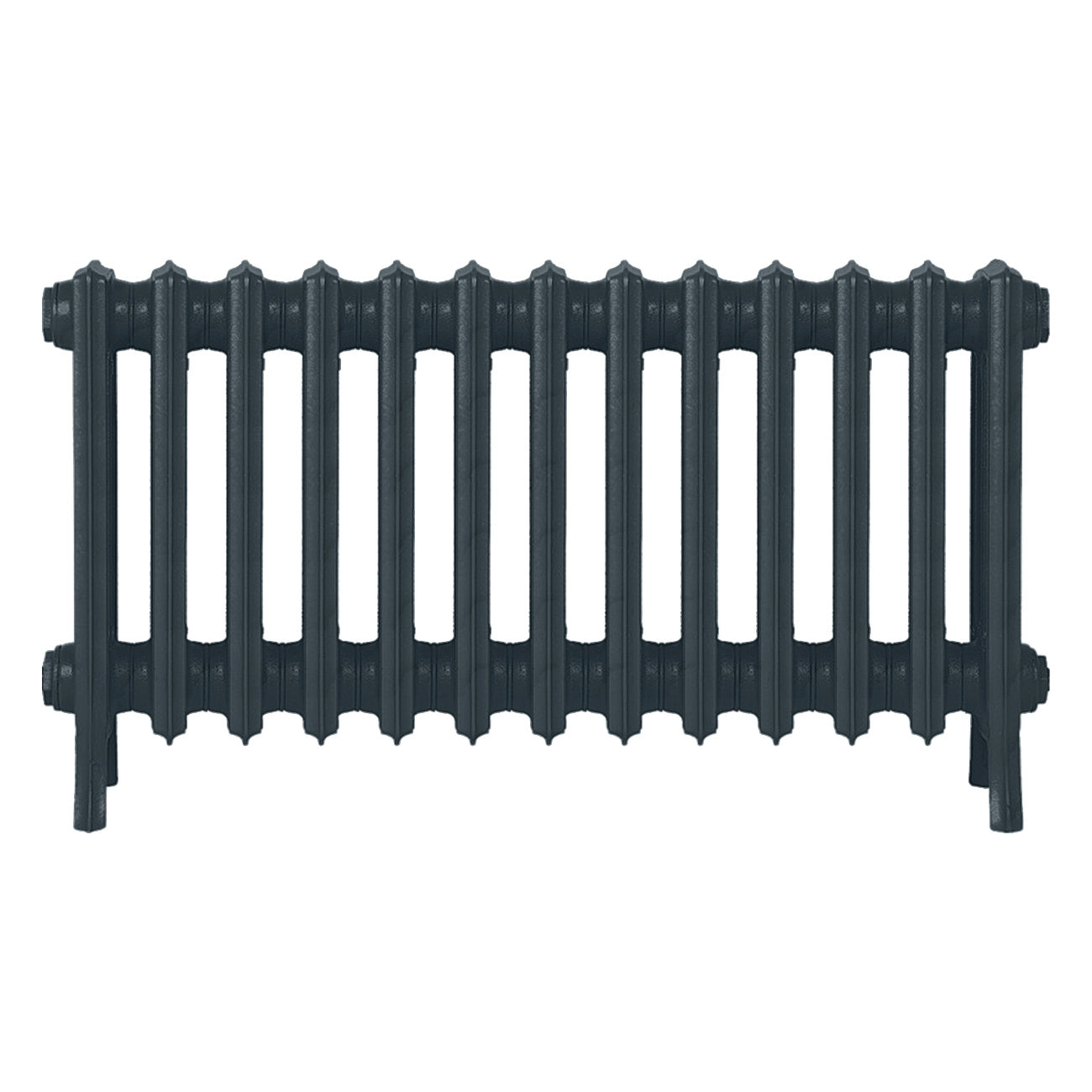 Grace - Midnight Ink Cast Iron Column Radiator H450mm x W817mm 4 Column - Wall Hung
