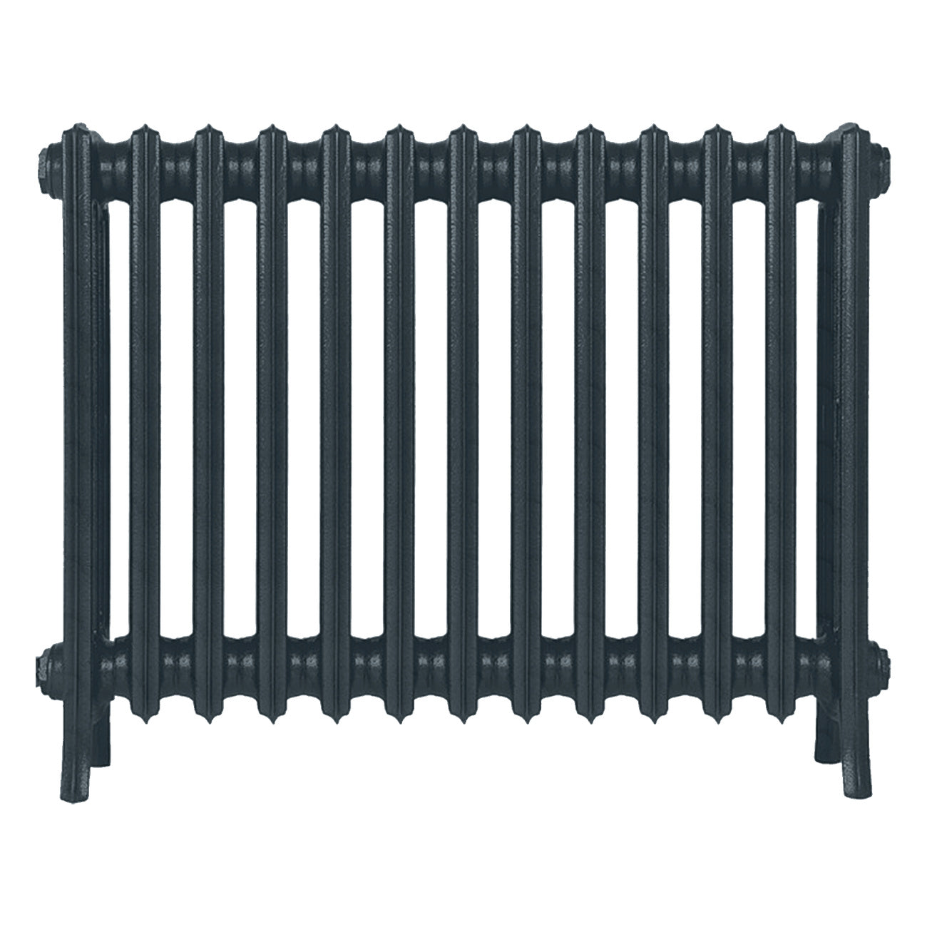 Grace - Midnight Ink Cast Iron Column Radiator H650mm x W817mm 4 Column - Floor Standing