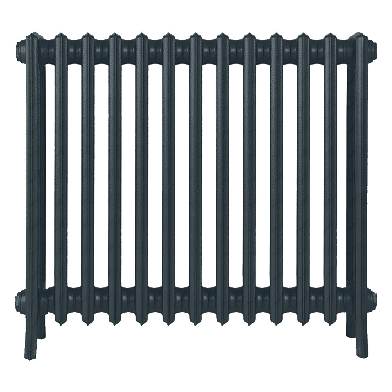 Grace - Midnight Ink Cast Iron Column Radiator H700mm x W817mm 4 Column - Wall Hung