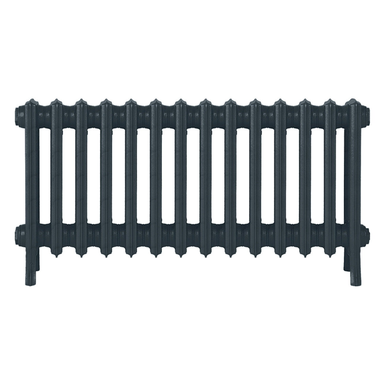 Grace - Midnight Ink Cast Iron Column Radiator H450mm x W877mm 4 Column - Wall Hung