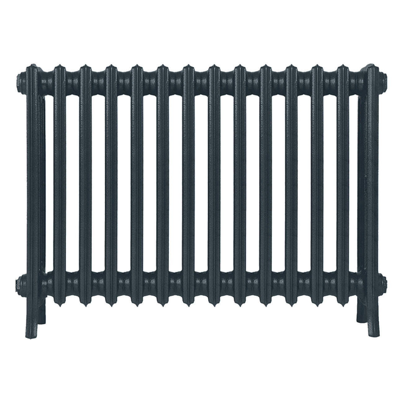 Grace - Midnight Ink Cast Iron Column Radiator H650mm x W877mm 4 Column - Floor Standing