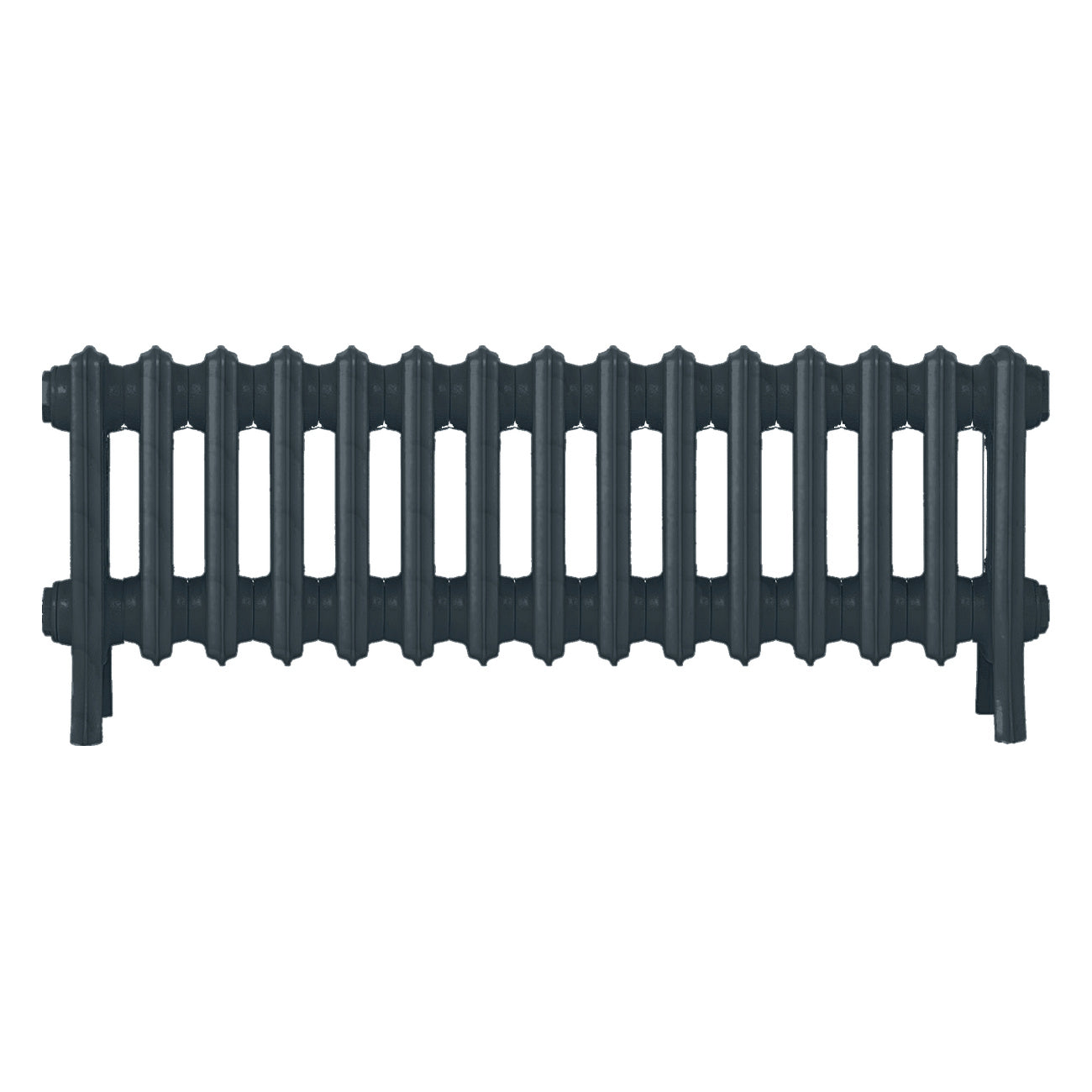 Grace - Midnight Ink Cast Iron Column Radiator H300mm x W938mm 4 Column - Wall Hung