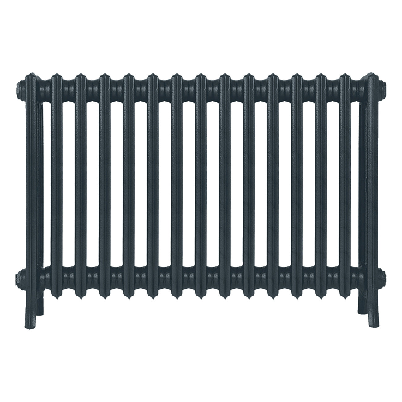 Grace - Midnight Ink Cast Iron Column Radiator H650mm x W938mm 4 Column - Floor Standing