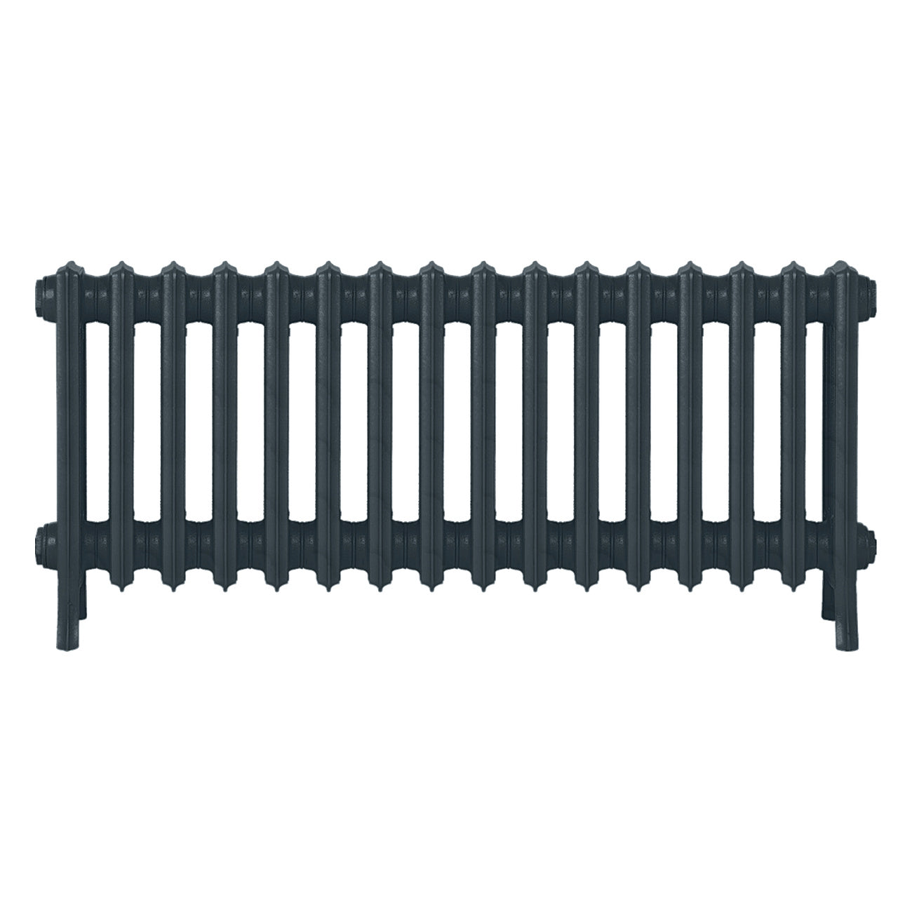 Grace - Midnight Ink Cast Iron Column Radiator H450mm x W998mm 4 Column - Wall Hung