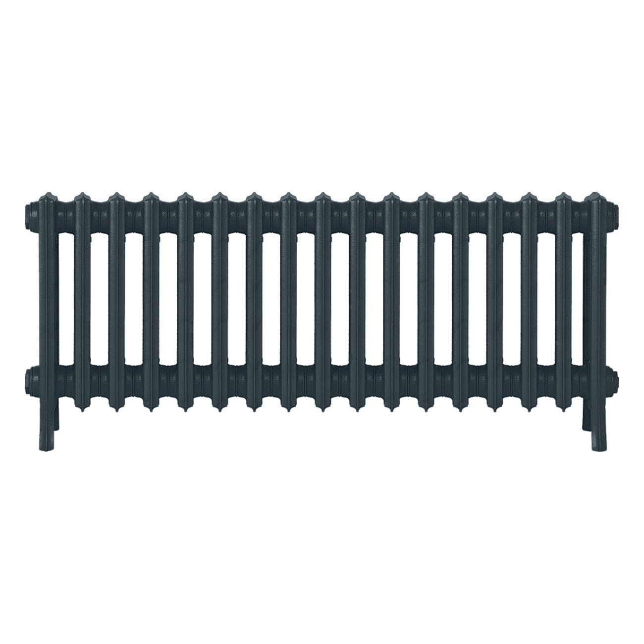 Grace - Midnight Ink Cast Iron Column Radiator H450mm x W1059mm 4 Column - Wall Hung