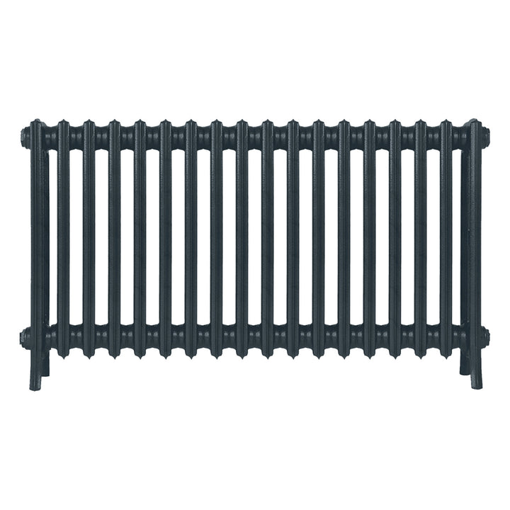 Grace - Midnight Ink Cast Iron Column Radiator H600mm x W1119mm 4 Column - Wall Hung