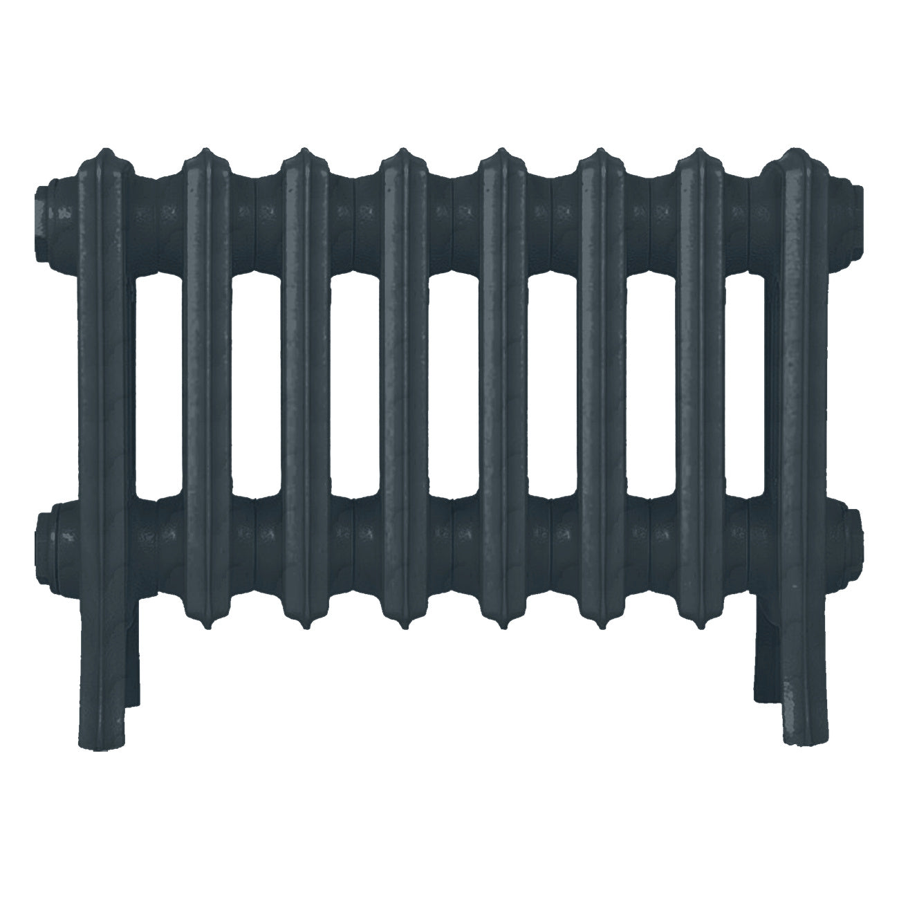 Grace - Midnight Ink Cast Iron Column Radiator H350mm x W514mm 4 Column - Floor Standing