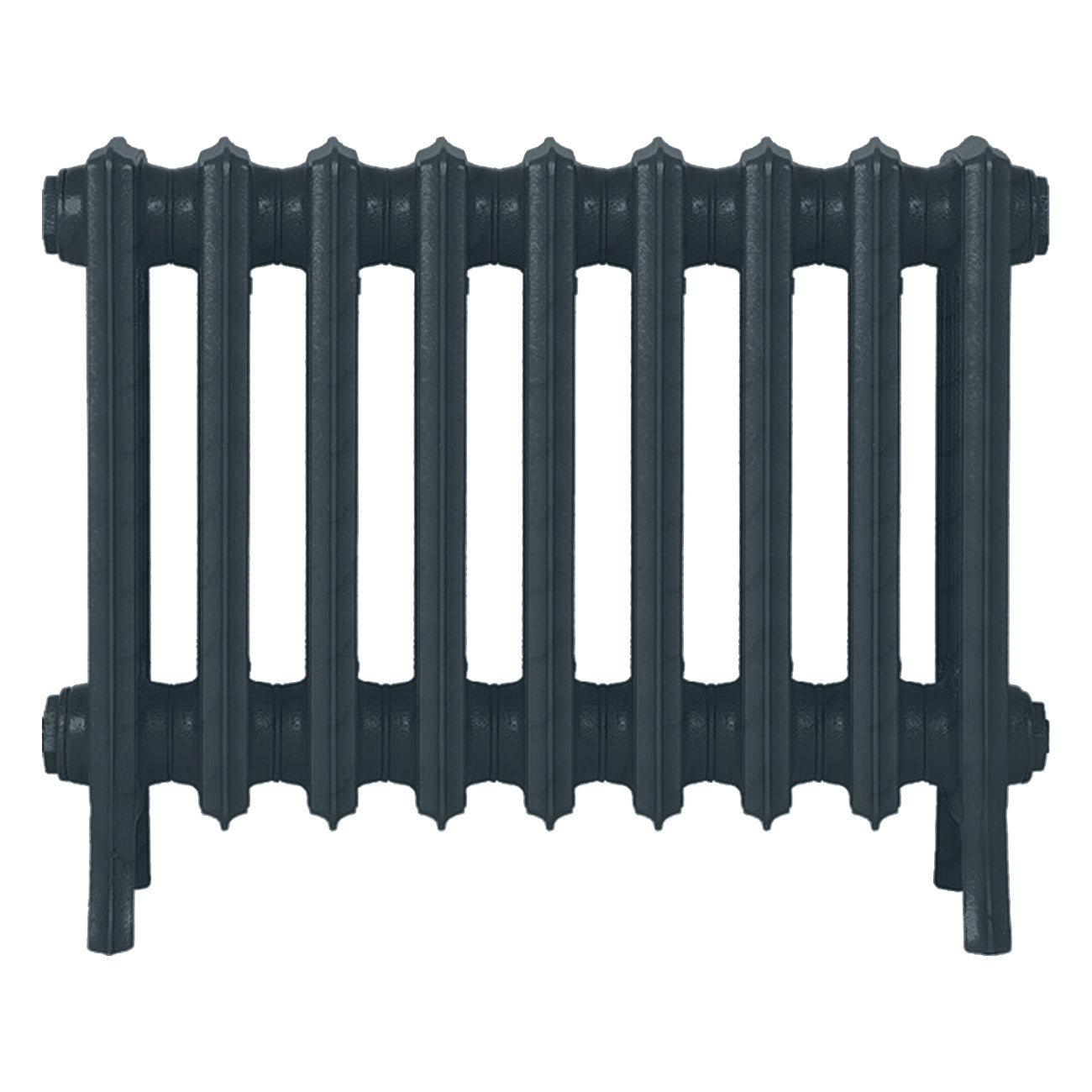 Grace - Midnight Ink Cast Iron Column Radiator H450mm x W575mm 4 Column - Wall Hung