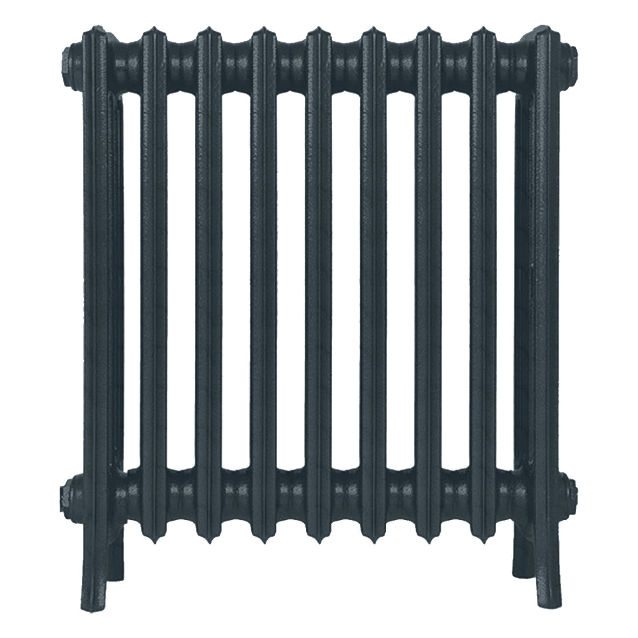 Grace - Midnight Ink Cast Iron Column Radiator H650mm x W575mm 4 Column - Floor Standing