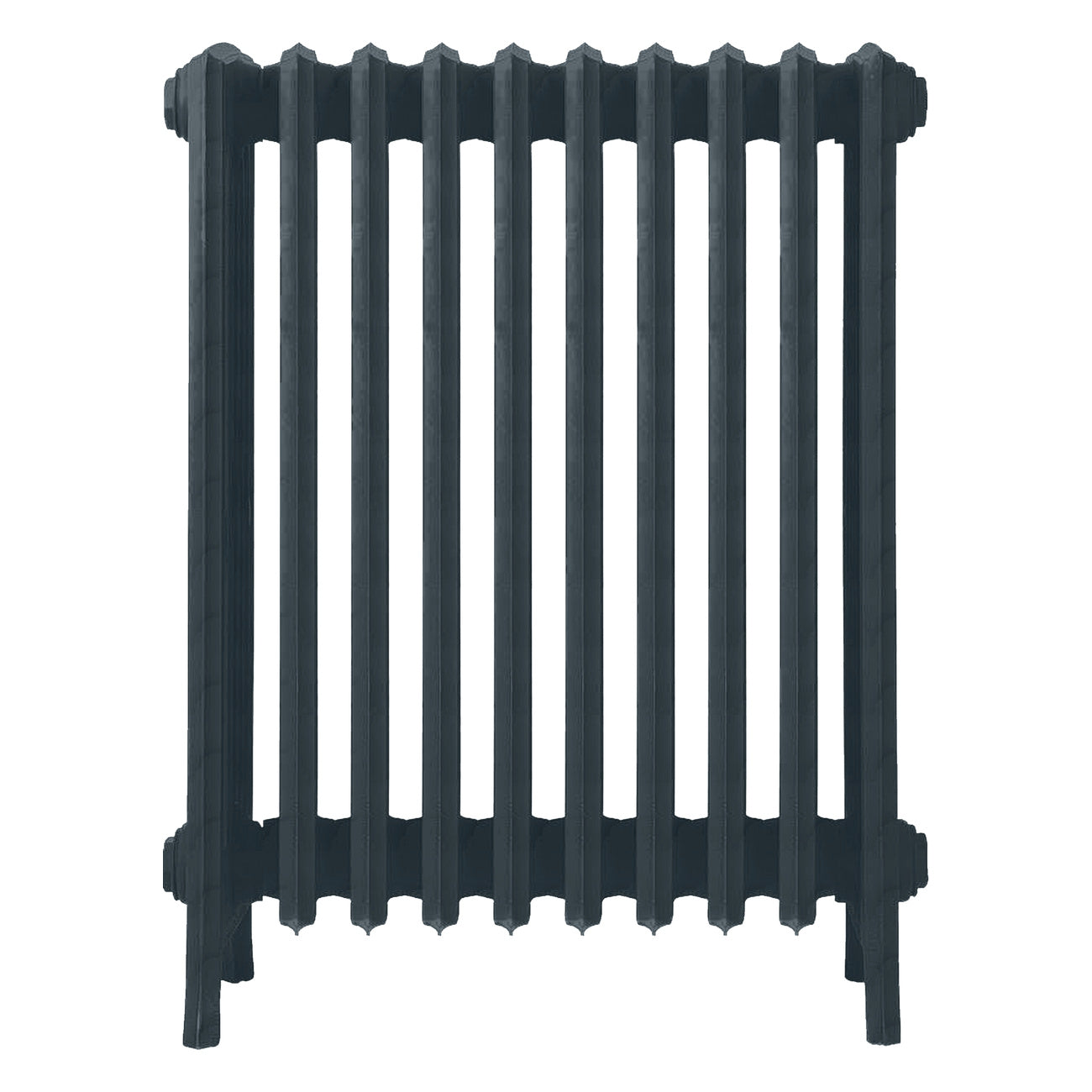Grace - Midnight Ink Cast Iron Column Radiator H700mm x W635mm 6 Column - Wall Hung