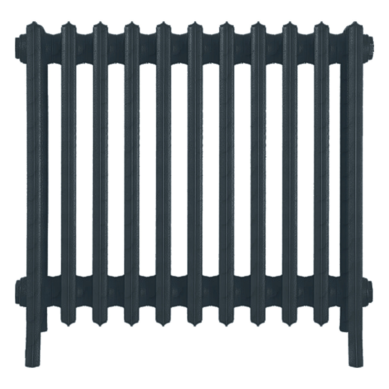 Grace - Midnight Ink Cast Iron Column Radiator H650mm x W696mm 6 Column - Floor Standing