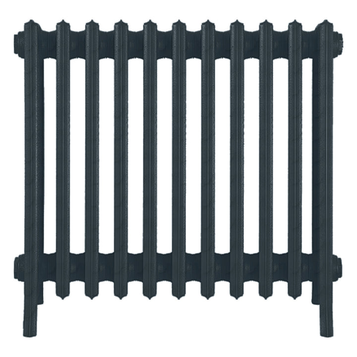 Grace - Midnight Ink Cast Iron Column Radiator H650mm x W696mm 6 Column - Floor Standing