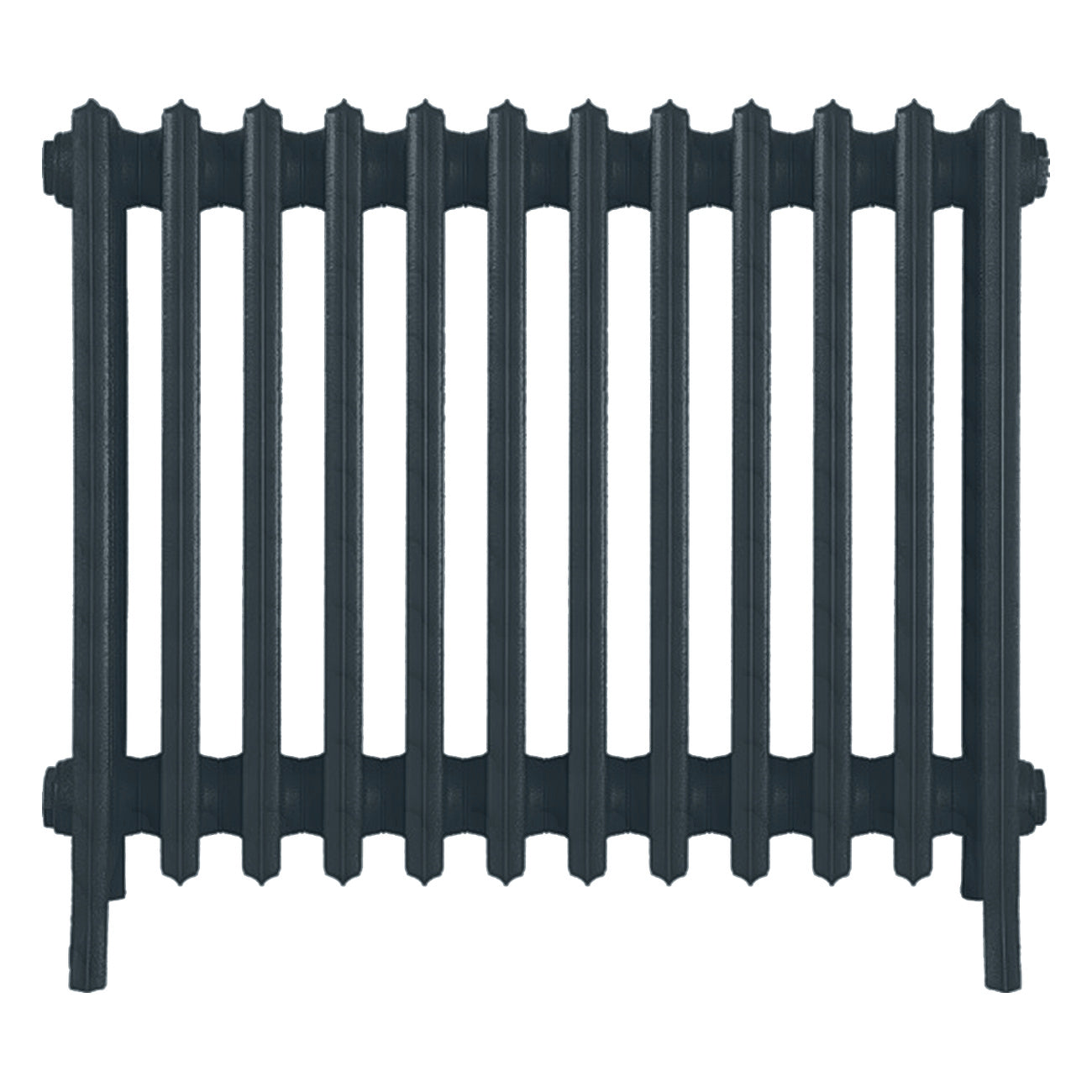 Grace - Midnight Ink Cast Iron Column Radiator H600mm x W756mm 6 Column - Wall Hung