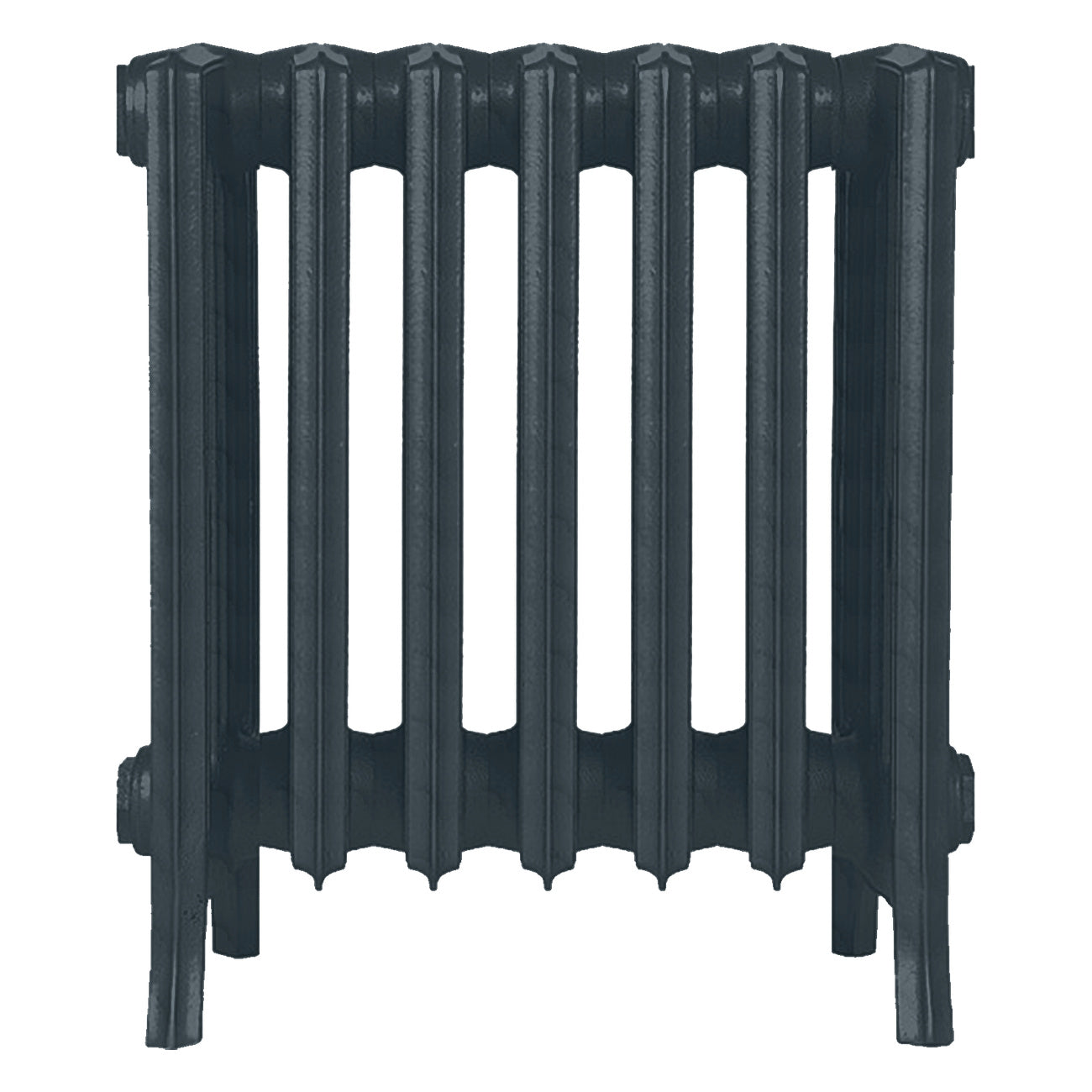 Grace - Midnight Ink Cast Iron Column Radiator H450mm x W454mm 6 Column - Wall Hung